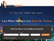 Tablet Screenshot of homesaroundknoxville.com